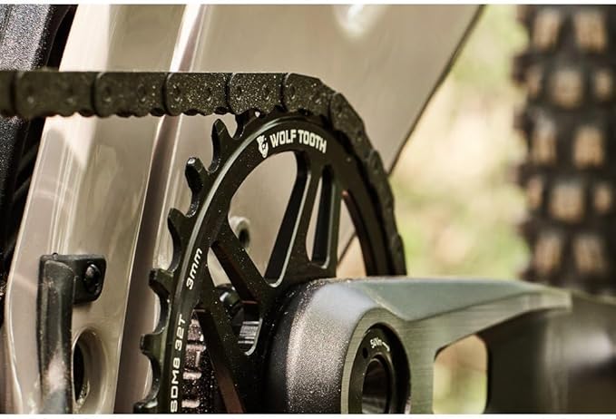 Wolf Tooth Direct Mount Chainring for SRAM 8-Bolt Raw Silver