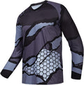 Cycling Jersey Long Sleeve Men's Mountain Bike Motocross Jersey Long Sleeve MTB T-Shirt