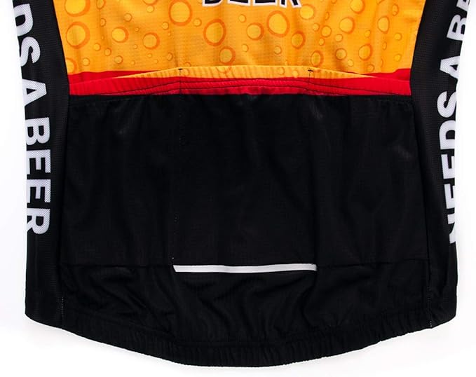 Men's Cycling Jerseys Tops Biking Shirts Short Sleeve Full Zipper Bike Clothing