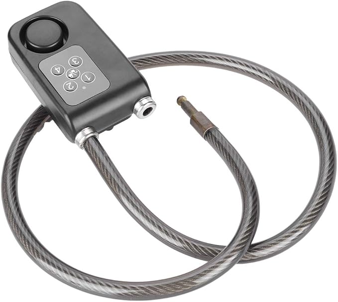 Lock -110dB Smart Password Lock Anti-Theft Alarm Lock Smart Lock