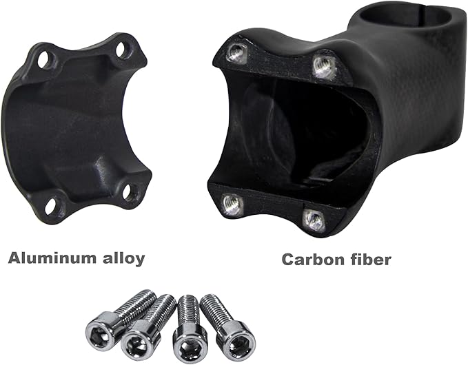 RXL SL Carbon MTB Stem, Mountain Bike Stem 31.8, Road Bike Stem 6 17 Degree 70mm 80mm 90mm 100mm 110mm 120mm 130mm Fixie Handlebar Stems for Downhill Enduro XC