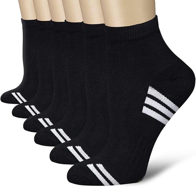 QUXIANG Compression Socks for Women & Men Circulation 3/6/7 Pairs Arch Ankle Support 15-20 mmHg Best for Running Cycling