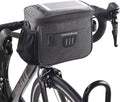 Handlebar Bag With 6.5" Phone Holder - Bicycle Front Shoulder Bag, Bike Basket Storage With Detachable Strap for MTB Road Bike