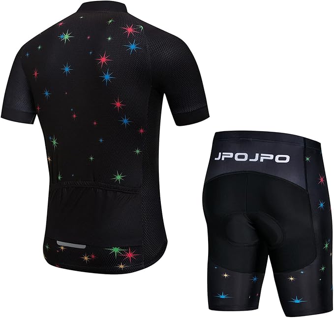 Hotlion Men's Cycling Jersey Set Summer Cycling Clothing Suit Pro Team Bike Clothes Road Biking Outfits Bicycle Kit for Men