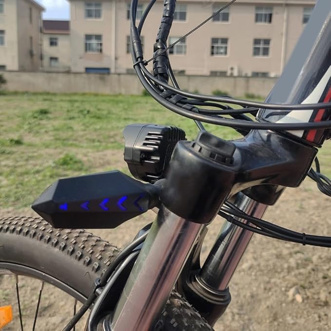 36V 48V 52V LED Bicycle Light Kit Front Rear Turn Signal Brake Lights Set, with Flashing Indicator, Electric Bikes Tricycles Waterproof Cycling Safety System