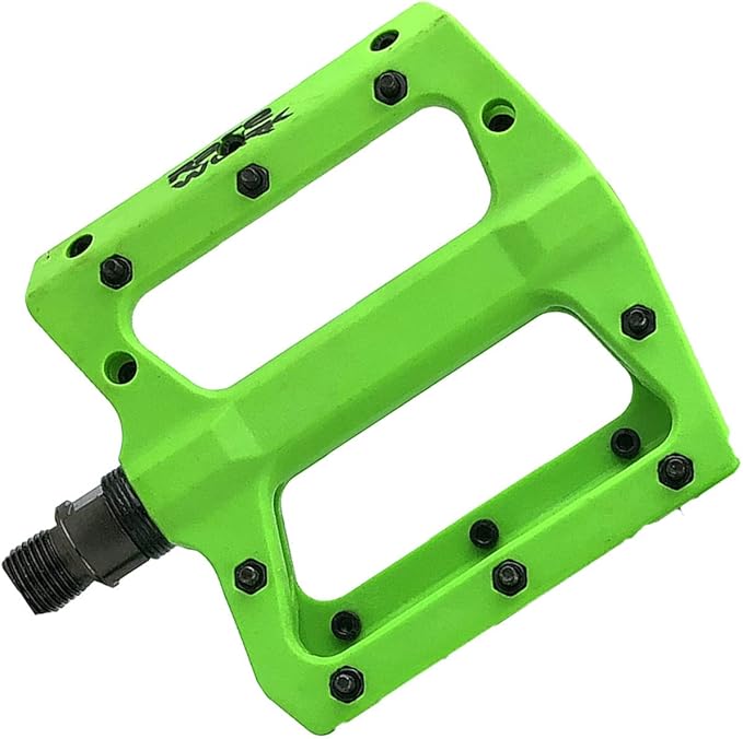 Mountain Bike Pedals Nylon Fiber MTB Pedals for Mountain and Road Bikes Flat Platform Bicycle Pedal for BMX MTB 9/16"