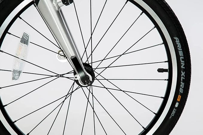 ZiZZO Liberte Plus 23 lb Lightweight Aluminum Alloy 20-Inch 8-Speed Folding Bicycle with Quick Release Wheels