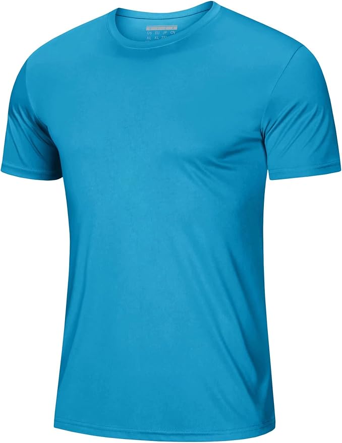 MAGCOMSEN Men's Short Sleeve UPF 50+ T-Shirt Quick Dry Workout Athletic Running Swim Tops Tee Rash Guard Performance Shirts