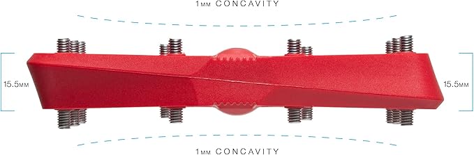 Crankbrothers Stamp Flat MTB Pedals - Size-Specific, Lightweight, Versatile, Durable Bike Pedals
