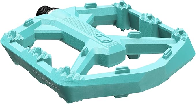 Crankbrothers Stamp Flat MTB Pedals - Size-Specific, Lightweight, Versatile, Durable Bike Pedals