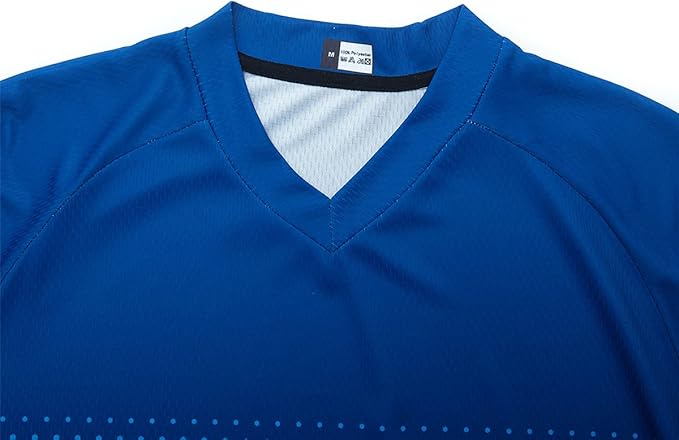 Men's Mountain Bike Jersey Long Sleeve MTB Off-Road Motocross Jersey Quick Dry Downhill&Motocross Shirts