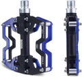 Bike Pedals 9/16" Lightweight Non-Slip Bicycle Platform Pedals - Fits Most Adult Bikes & Mountain Bikes &MTB, Road Bikes and Slip-Resistant Design