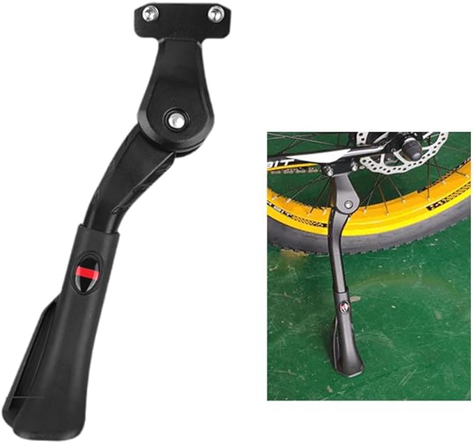 Generic Bicycle Kickstand for 16inch-20inch Bikes Cycling Resting Bike Kick Stand, 27cm, Black