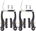 V Brakes for Bikes Linear Bicycle Brake Set LITEONE Mountain Bike Front and Rear V Brakes Set Replacement Parts fit for Most MTB BMX Road Bike 1 Pair