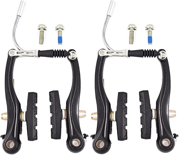 V Brakes for Bikes Linear Bicycle Brake Set LITEONE Mountain Bike Front and Rear V Brakes Set Replacement Parts fit for Most MTB BMX Road Bike 1 Pair