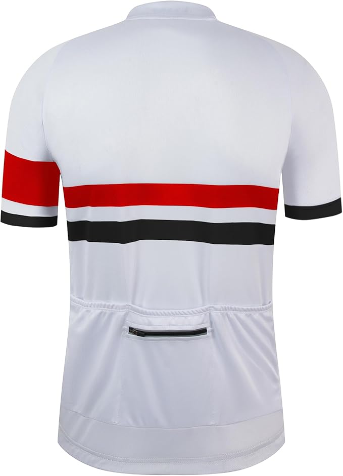 Coconut Ropamo CR Mens Cycling Jersey Short Sleeve Road Bike Shirt with 3+1 Zipper Pockets Breathable Quick Dry