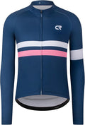 Coconut Ropamo CR Long Sleeve Cycling Jersey Mens, 3+1 Zipper Pockets Bicycle Tops Quick Dry Breathable Biking Shirt