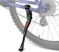 Flexzion Bike Kickstand Bicycle Road Mountain Cycling Rear Mount Side Stand Aluminum Adjustable Alloy Replacement Kickstand for Mountain Bike Fits for 22-26 inch Tires in Black
