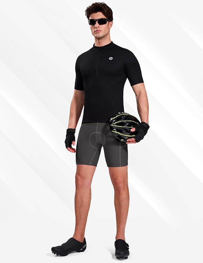 Nepest Cycling Underwear for Men Bike Shorts 4D Padded Biking Road Bicycle Biker MTB Liner Padding Shorts with Pockets