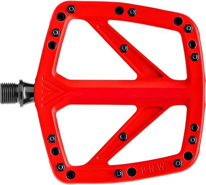 PNW Components Range Composite MTB Pedals – Nylon Flat Mountain Bike Pedals – Sealed Bearings – Wide Platform – Multiple Colors