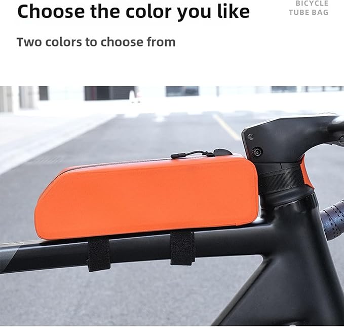 LAFANDE Bike Frame Bag, Waterproof Bike Top Tube Bag, Bicycles Front Frame Bag Top Tube Bike Pouch, Cycling Tools Storage Bag for Road Mountain bicycles Outdoor Cycling Travel Hiking