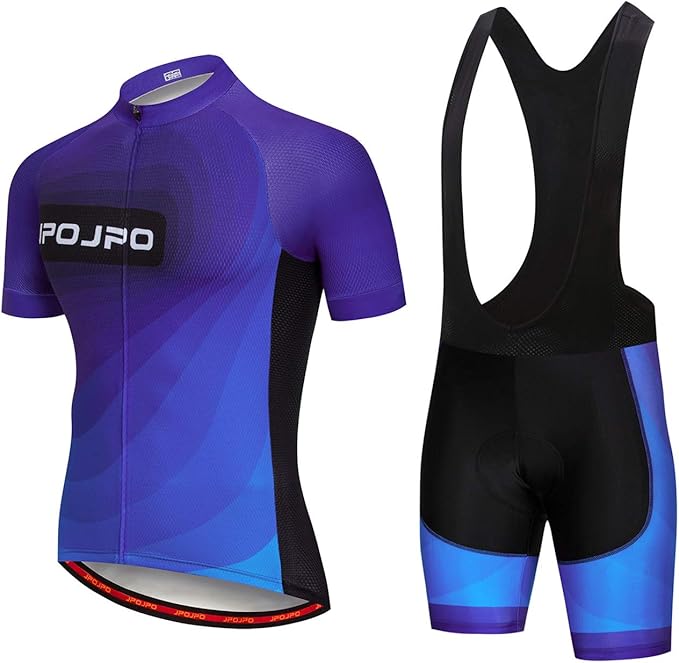 Hotlion Men's Cycling Jersey Set Summer Cycling Clothing Suit Pro Team Bike Clothes Road Biking Outfits Bicycle Kit for Men