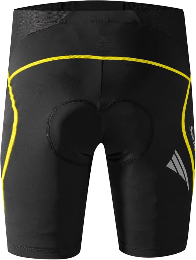 Santic Men's Cycling Shorts Padded Bicycle Riding Pants Bike Biking Clothes Cycle Wear Tights