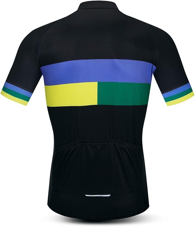 JPOJPO Men's Cycling Jersey Bike Shirt Short Sleeve MTB Summer Clothing Bicycle Tops Jacket S-3XL