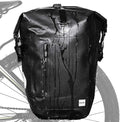 Rhinowalk Bike Pannier Bag Waterproof Bike Bag 23L for Bicycle Cargo Rack Saddle Bag Shoulder Bag Laptop Pannier Rack Bicycle Bag Professional Cycling Accessories-Black