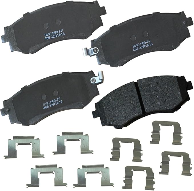 Bendix Premium SBC485 Ceramic Front Brake Pads for INFINITI G20 1996-1991, Nissan 240SX 1994-1989, 240SX 1998-1997, Axxess 1995-1990, Sentra 2006-2000, Stanza 1992-1990