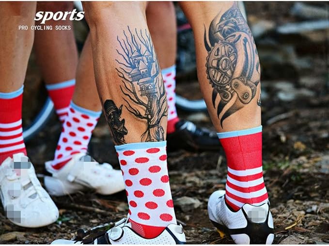Cycling Socks Pro Mens Womens Riding Socks Bicycle Bike Sport Ankle Athletic Socks XC MTB BMX Black Pink Blue Green Orange