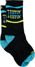 Handup FootDown Cycling Socks - Non Compression Lightweight 90% Nylon 10% Spandex Blend Socks - Made in the USA