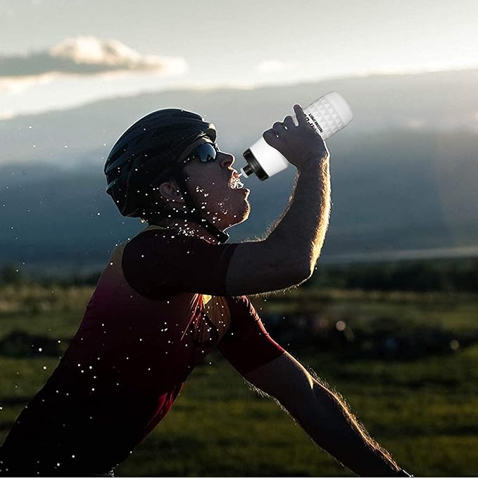 GEMFUL Bike Squeeze Water Bottle BPA Free 24 oz 2 Pack