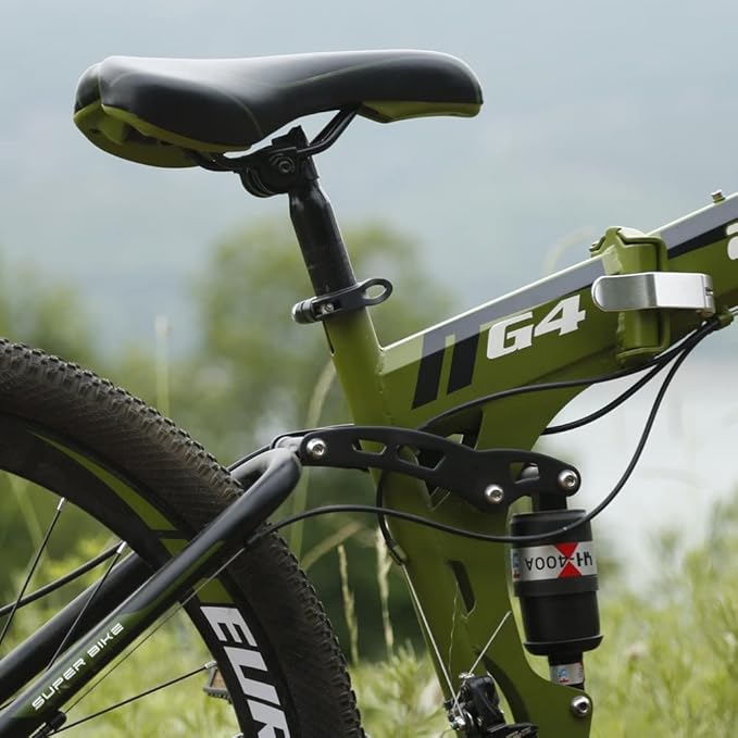 EUROBIKE 26 Inch Mountain Bike Folding Bicycle 21 Speed 3 Colors