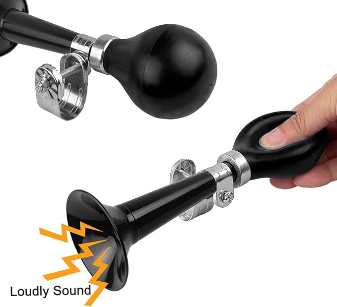 Aluminum Alloy Bike Horn, Loud Bicycle Horns for Kids and Adults,Retro and Easy-to-Install Bicycle Accessories