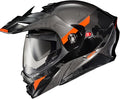 ScorpionEXO AT960 Modular Adventure Street Motorcycle Helmet with Bluetooth Ready Speaker Pockets DOT ECE Approved Topographic (Orange X-Large)