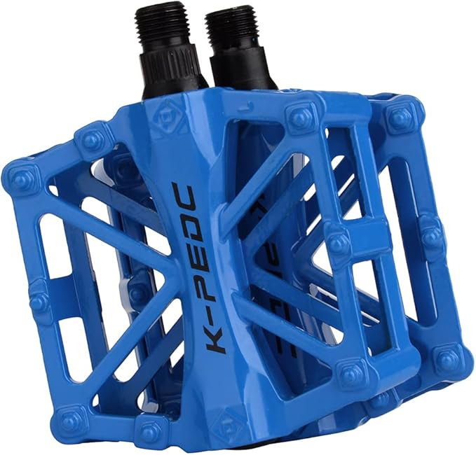 TXJ Sports Bike Pedals 9/16" Bicycle Pedals Mountain Bike, Aluminium Lightweight Platform Pedals for BMX MTB Road Bikes
