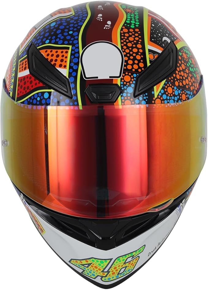Soman K1 Helmet Visor Replacements, K1S Tinted Helmet Visor Compatible with K1 K1S K3SV K5 K5S UV Protection (Transparent Revo Red)
