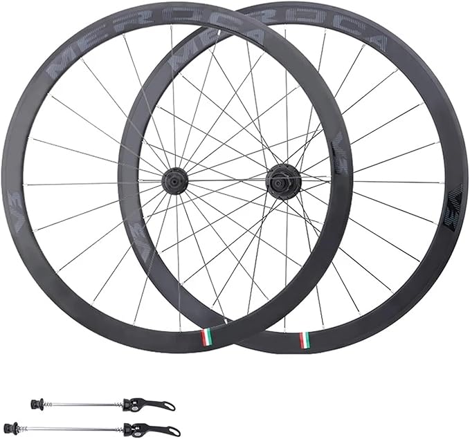 Road Bike Wheelset, Front 2 Rear 4 Bearing, V Brake 700C Aluminum Alloy Wheelset Wheel Riding Accessories