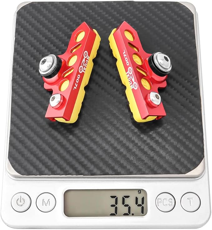 Bicycle C Caliper Extended Brake Pad (Set of 2) Bike Wear-Resistant Replaceable Aluminum Alloy Rim Brake for Road Bike,MTB,Folding Bike