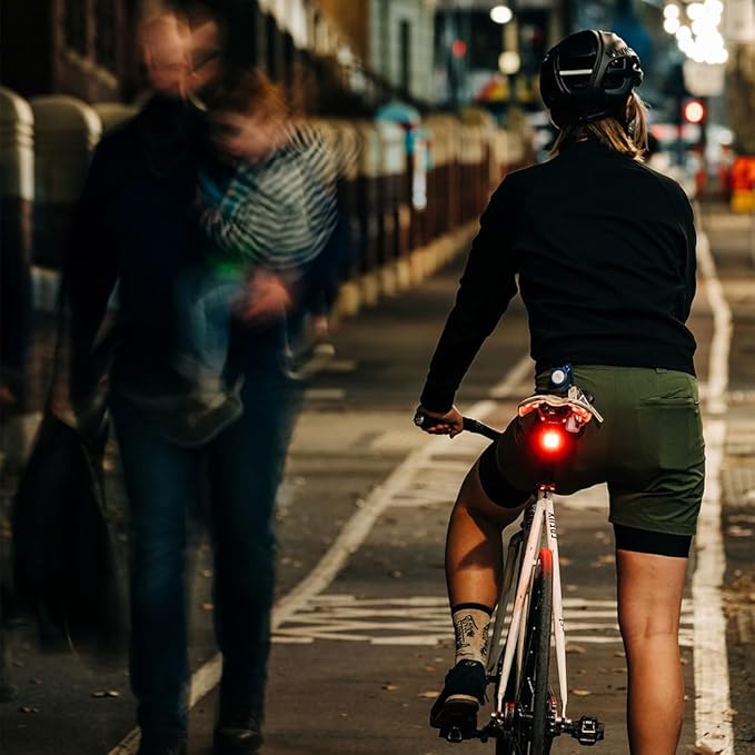 Knog Blinder Mini Bike Light - Bright 50/30 Lumen COB LED Bike Headlight and Tail Light Set, 8 Light Modes, USB Rechargeable, Waterproof, Ultralight 17g Each, 300m Visibility, 30h Runtime
