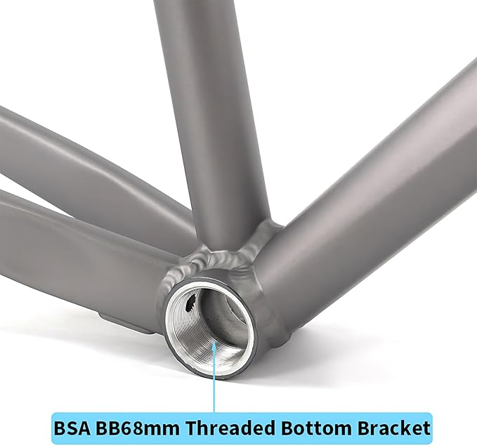 700C Road Bike Frameset with Carbon Fibre Fork 45cm 48cm 51cm 54cm Aluminum Alloy Gravel Bike Frame Disc Brake Thru Axle 12x100mm/12x142mm