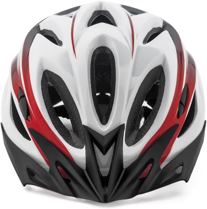 Adult Bike Helmet for Commuting and Cycling, Bicycle Helmet with Rechargeable Rear LED Light & Magnetic Goggles & Removable Sun Visor, Mountain and Road Bicycle Helmets for Men and Women 3 in 1