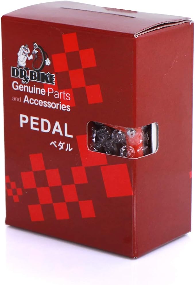 DRBIKE Mountain Bike Pedals MTB Pedals 9/16" Sealed Bearing Lightweight Nylon Bicycle Flat Platform Pedals for MTB BMX Road Bike Kids Bike Replacement Pedal