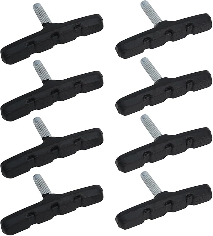 Bicycle Brake Pads Cantilever MTB Road Bike V Brake Holder Pads 55mm Threadless Post Blocks Shoes Cycling Brake Parts(8PCS)