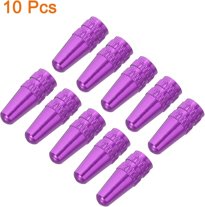 HARFINGTON Bike Valve Caps Anodized Aluminum Road Bicycle Air Tire Valve Caps Dust Caps for MTB Road Racing Bicycle