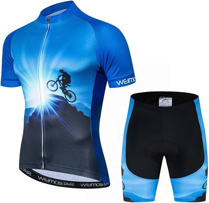 Sportswear Cycling Jerseys Short Sleeve Bike Clothing Bike top Men MTB Jersey Breathable Summer Black