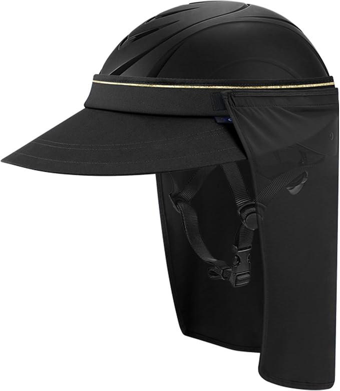 Tontron Horsriding Helmet Visor |Helmet Sunshade with Removable Neck Flap