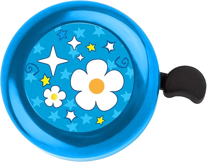 Flower Bike Bell for Kids Girls Boys,Adjustable Size Bicycle Bell Bike Accessories for Adult Women Men Clear Sound Bike Horns