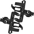 2 Pack Bike Bottle Holder, Universal Bicycle Water Bottle Cage Holder, Water Cup Holder for Bike Stroller Walker, Adjustable Mountain Bike Drink Cup with 360 Degree Rotating for Cycling MTB Black.